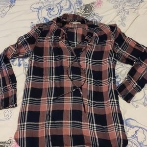 Plaid Loft Top